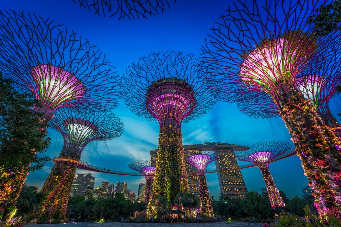Singapore-Gardens-By-The-Bay-evening